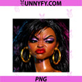 Retro Angry Disgusted Black Doll PNG, Face Meme Funny PNG