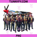 Retro Black Airmen Black PNG, History World War 2 Tuskegee Pilots PNG