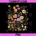 Retro Boho Floral PNG, Botanical Wildflower PNG