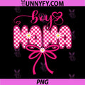 Boy Mama PNG, Mothers Day Checkered PNG