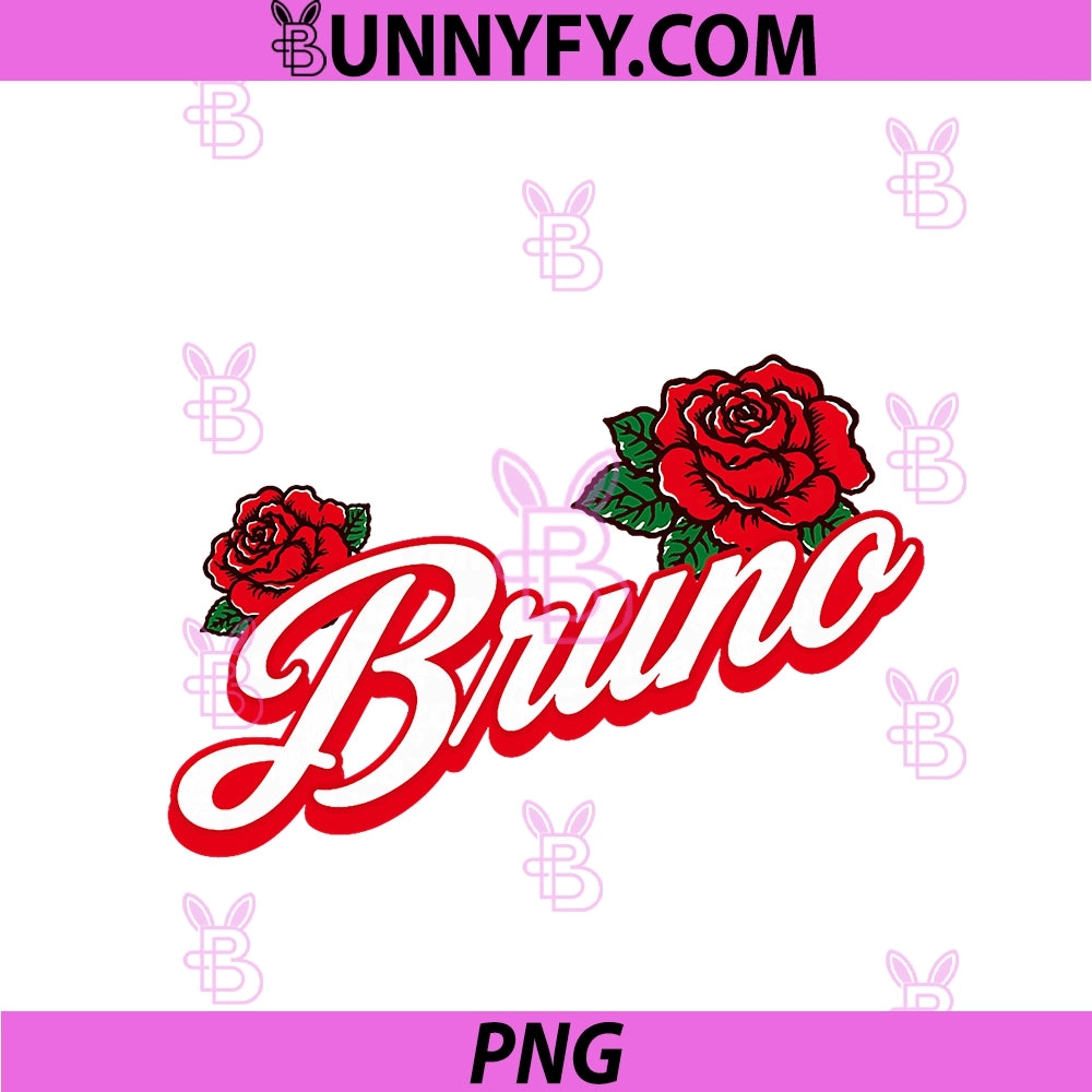 Retro Bruno PNG, First Name Personalized 80's PNG