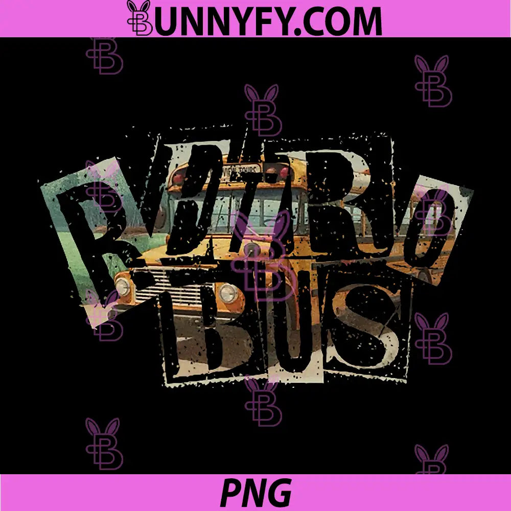 Retro Car Bus PNG, Classic Logo Simple Cool Vintage PNG