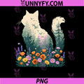 Retro Cat Mom Earth Day PNG, Cottagecore Lover PNG
