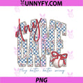 Retro Checkered Bow Baseball PNG, Hey Batter Batter Swing Sport PNG