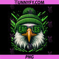 Eagles Cool Eagle With Sunglasses Art PNG, Retro Beanie Eagle PNG