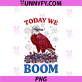 Retro Funny 4th Of July Eagle Beer PNG, Today We Boom Fireworks PNG