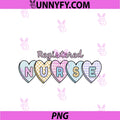 Retro Funny Pediatric Registered Nurse PNG, Happy Valentines Day PNG