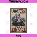 Retro I Want You To Take Out The Trash PNG, Vote Binface 2026 PNG
