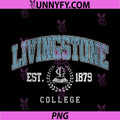 Livingstone College Est 1879 Vintage PNG, Retro Varsity Athletic PNG