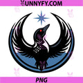 Rebel Loon Bird Emblem Retro PNG, Circular Wing Symbol PNG