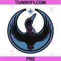 MN Rebel Loon Alliance Logo PNG, Retro Minnesota Rebel Loon Bird Emblem PNG