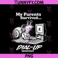 Retro My Parents Survived DIAL UP PNG, Internet Father's Day PNG