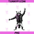 Retro Raccoon Rock Music Rocker Heavy PNG, Metal Hard Rock PNG