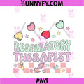 Retro Respiratory Therapist Lollipops PNG, Valentines RT Nurse PNG