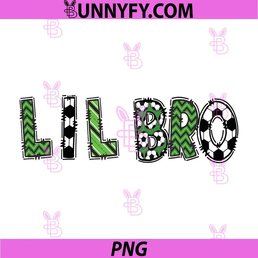 Retro Soccer Brother PNG, Lil Bro Birthday Party PNG