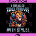 Style Lion 100 Days of School PNG, Student Teacher PNG