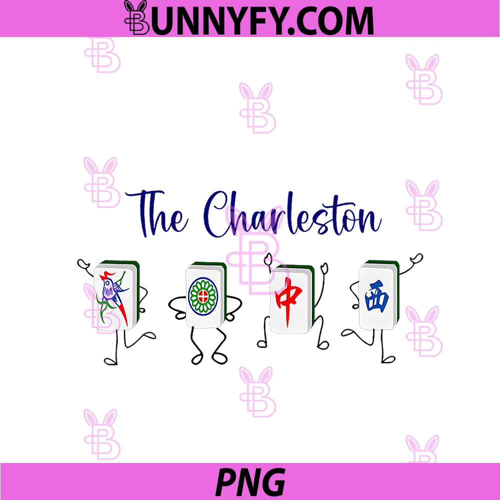 Retro The Charleston Mahjong PNG, Funny Mahjong Dance Lover PNG