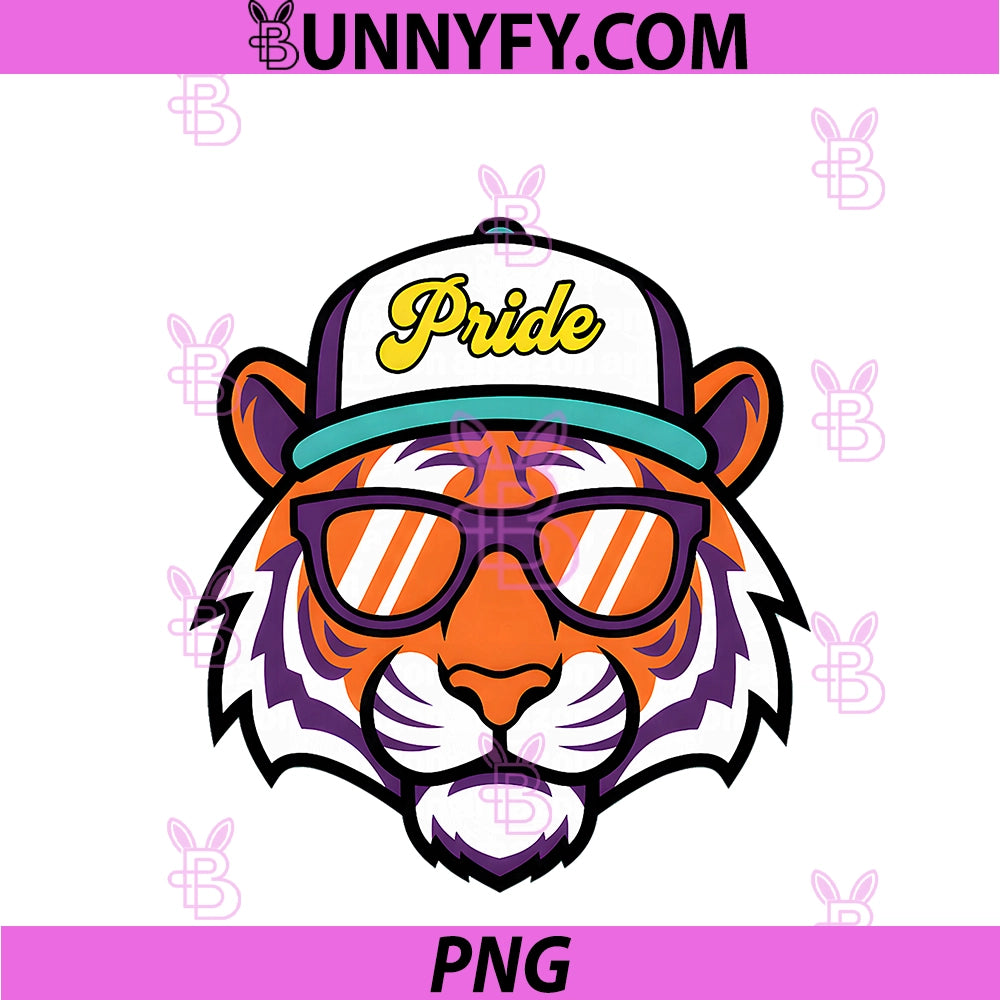 Retro Tiger Pride Baseball PNG, Animal Graphic Classic PNG