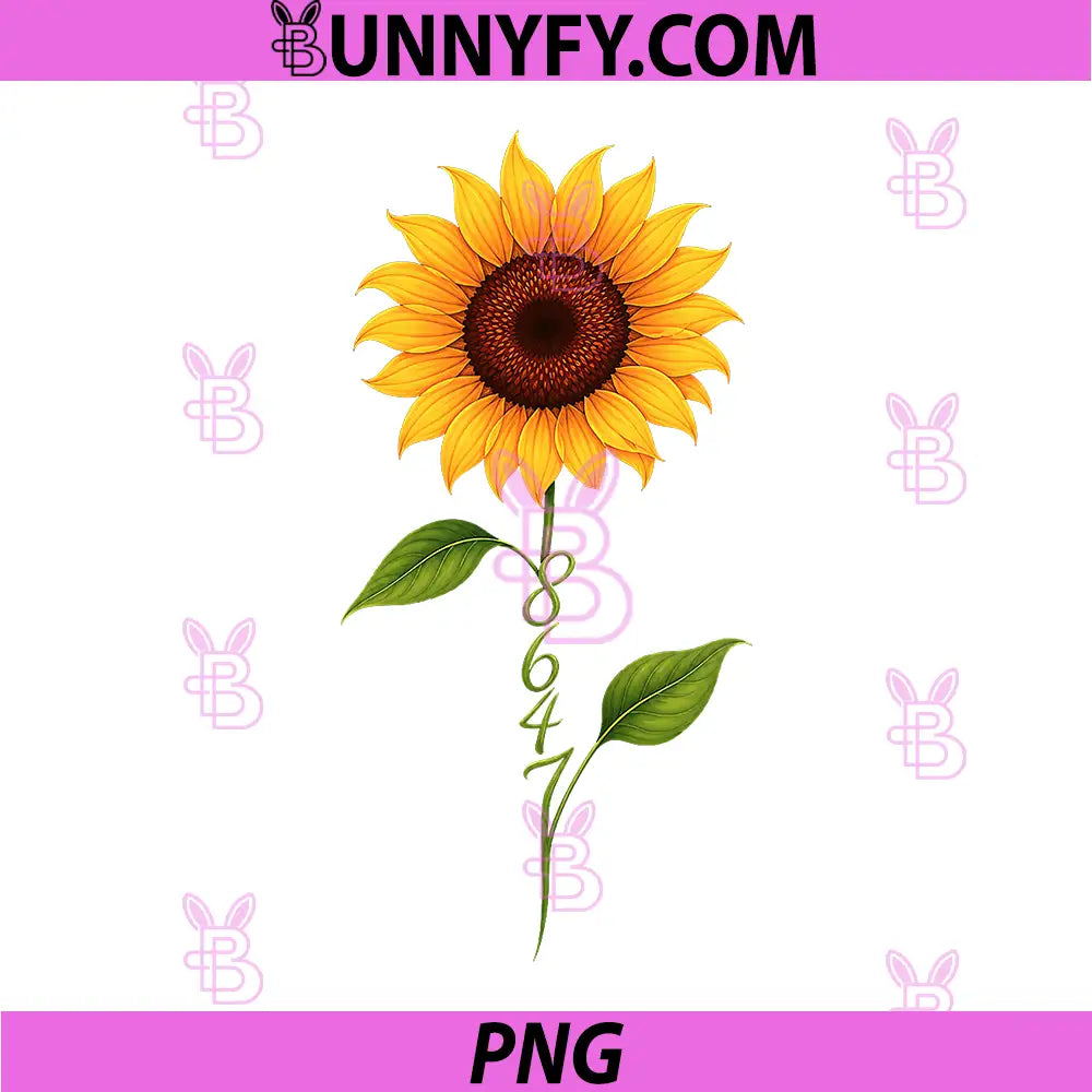 Retro Vintage 86 47 PNG, Floral 8647 PNG