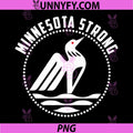 Minnesota Strong Loon Bird Logo PNG, Retro Circle Badge State Pride PNG
