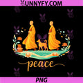 Retro Walk For Peace Monks PNG, With Aloka Dog Minimalist Zen Art PNG