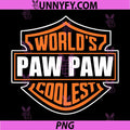 World's Coolest Paw Paw PNG, Matching Family Reunion PNG