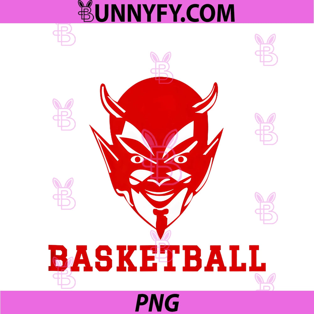 Richmond High School Red PNG, Devils Basketball PNG