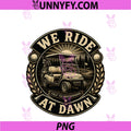 Ride At Dawn PNG, Wild Golf Cart Off-Road Humor Golfing Joke PNG