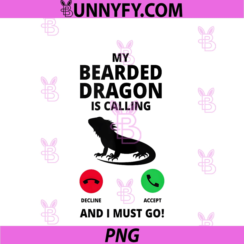 Ringing Telephone PNG, My Bearded Dragon Is Calling And I Must Go PNG