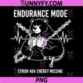 Endurance Mode Error 404 Energy Missing PNG, Cycling Bear Humor PNG