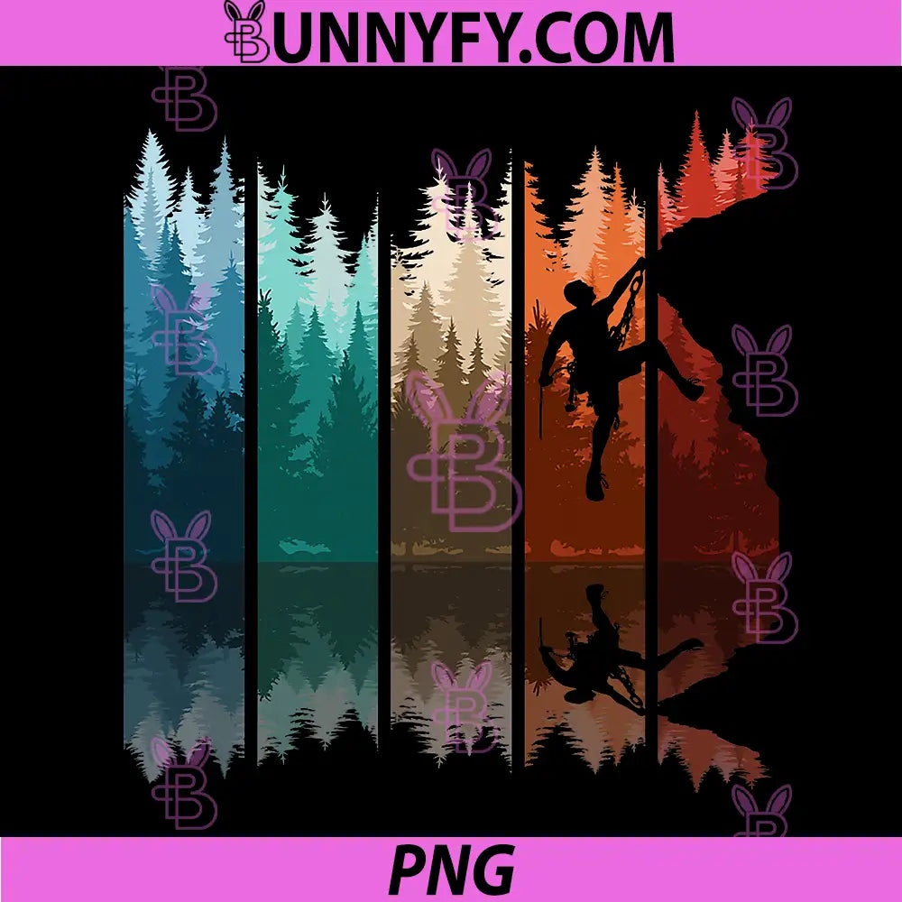 Rock Climbing Lover Retro PNG, Climber Bouldering PNG