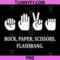 Rock Paper Scissors PNG, Flash Sign Language Funny PNG