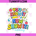 Rock The Test Test Day State Testing PNG, Teacher Staar Test PNG