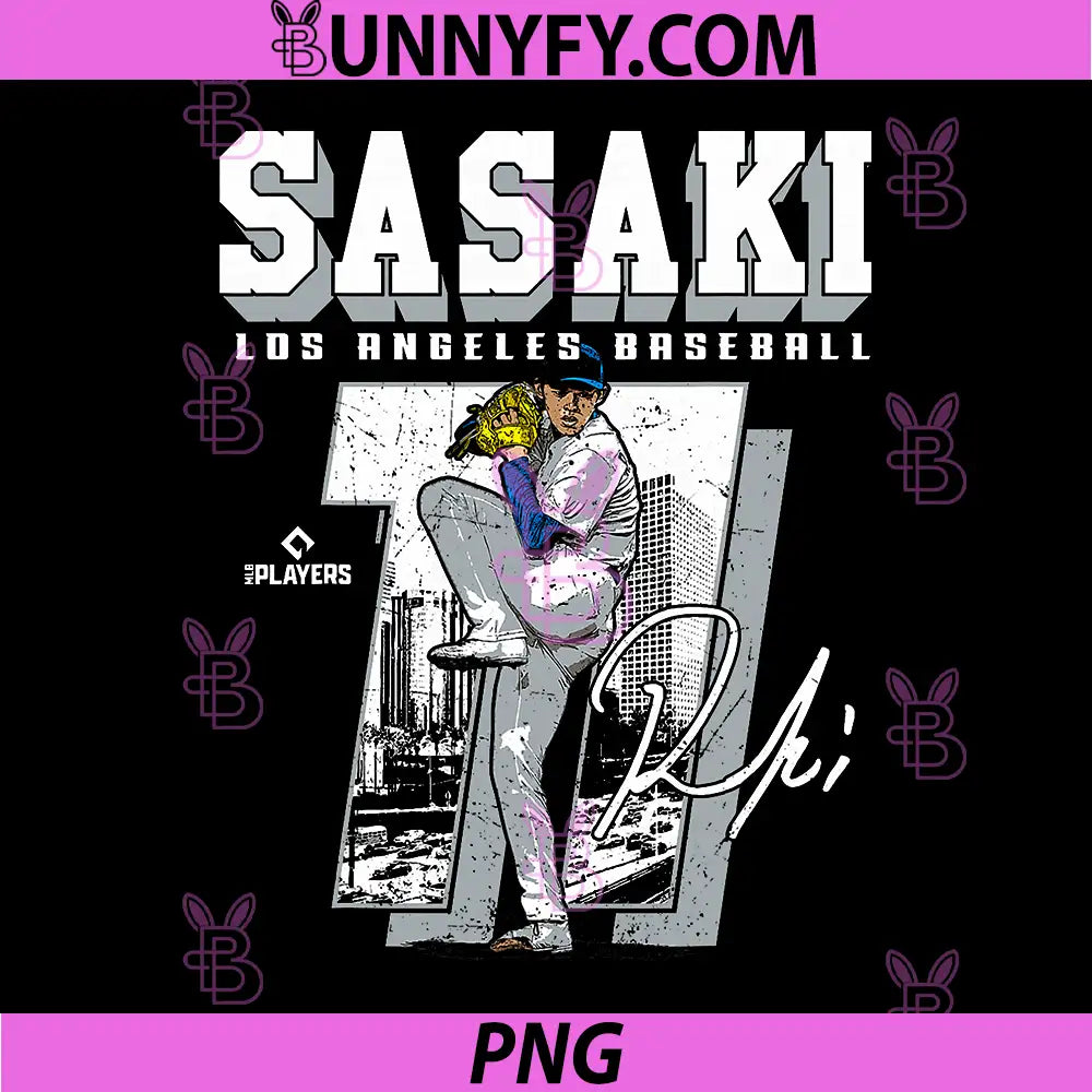Roki Sasaki PNG, Los Angeles D MLB Baseball Players PNG