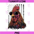 Rooster Patriotic Chicken Farm PNG, American Flag 4th of July USA PNG