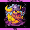 Viking Rubber Duck Warrior Illustration PNG, Viking Duck PNG