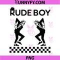Rude Boy Ska Style Graphic PNG, 2 Tone Inspired Design PNG