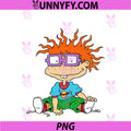 Rugrats Chuckie Finster Sitting PNG, Classic Cartoon Pose PNG
