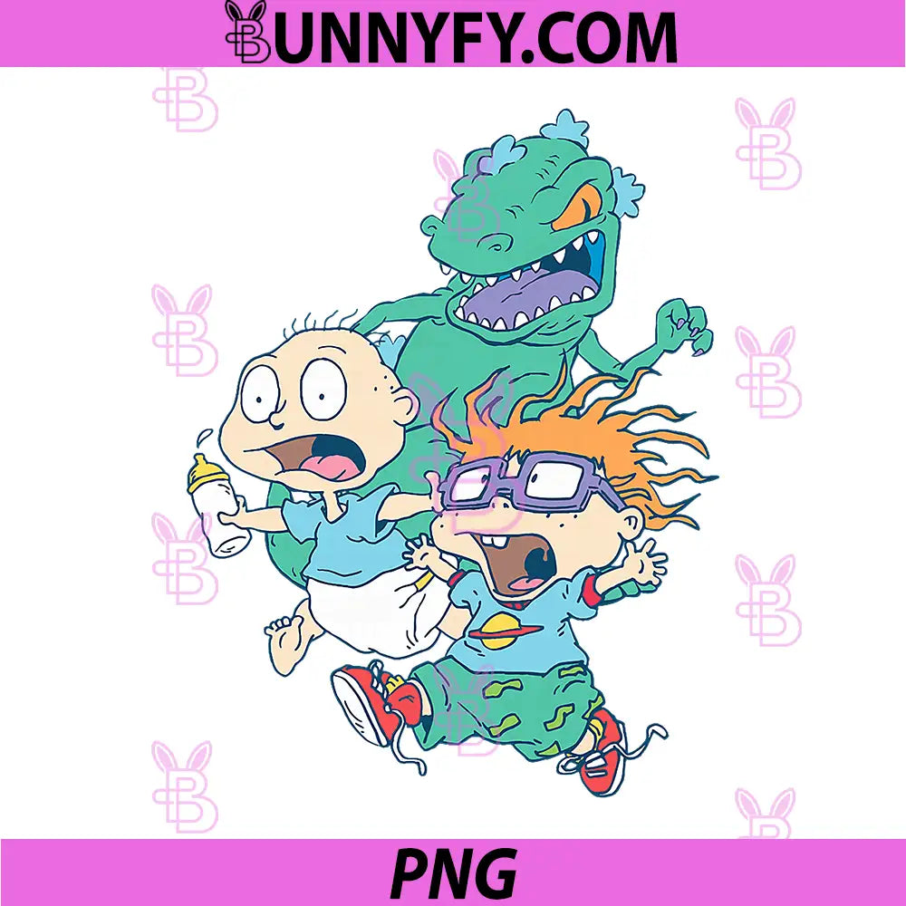 Rugrats Tommy PNG, Chuckie Reptar Funny PNG