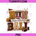 Run The Dang Ball PNG, American Football Youth Season PNG