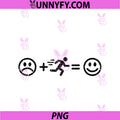 Running Makes Happy PNG, Funny Marathon Runner Track And Field PNG
