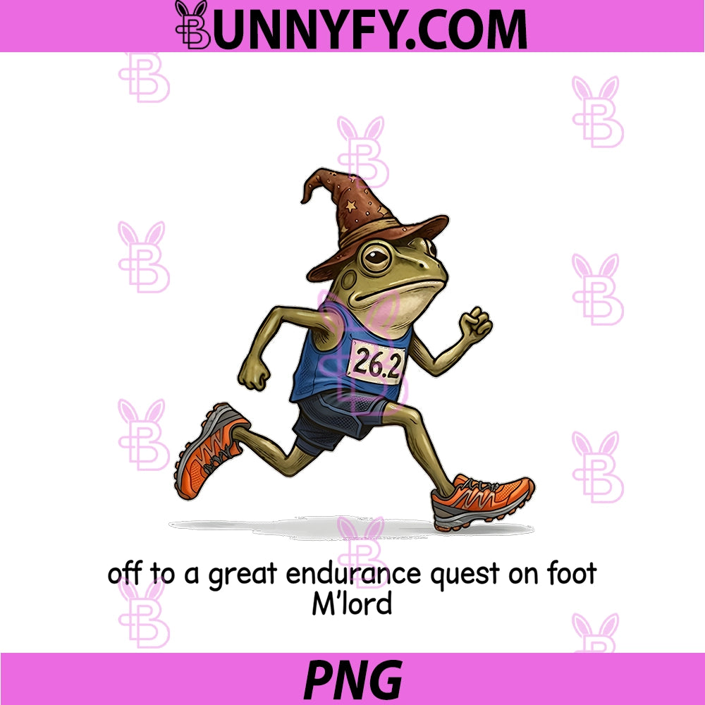 Running Runner PNG, Off To Great Endurance Quest On Foot M'lord PNG