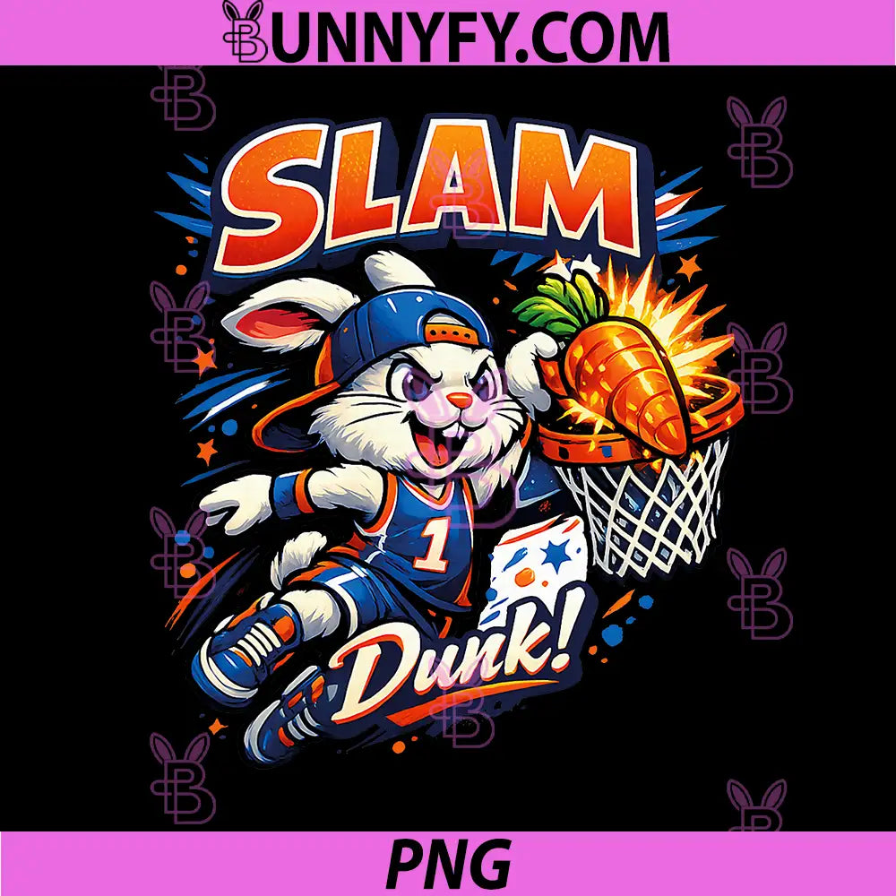 SLAM Dunk PNG, Easter Basketball PNG