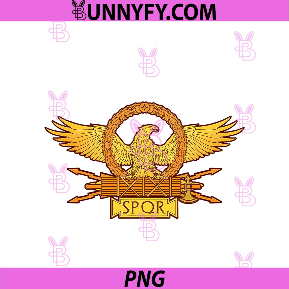 SPQR Roman Eagle Legion Banner Military PNG, History Of Rome PNG
