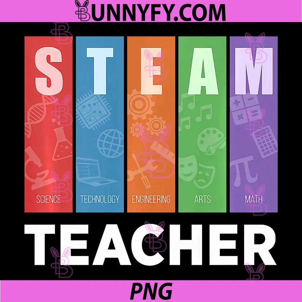 STEAM Teacher PNG, Science Technology PNG, Engineering Arts Math PNG
