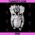 Sad Kitten Standing Cat Art PNG, Dark Grunge Sad Cat Meme PNG