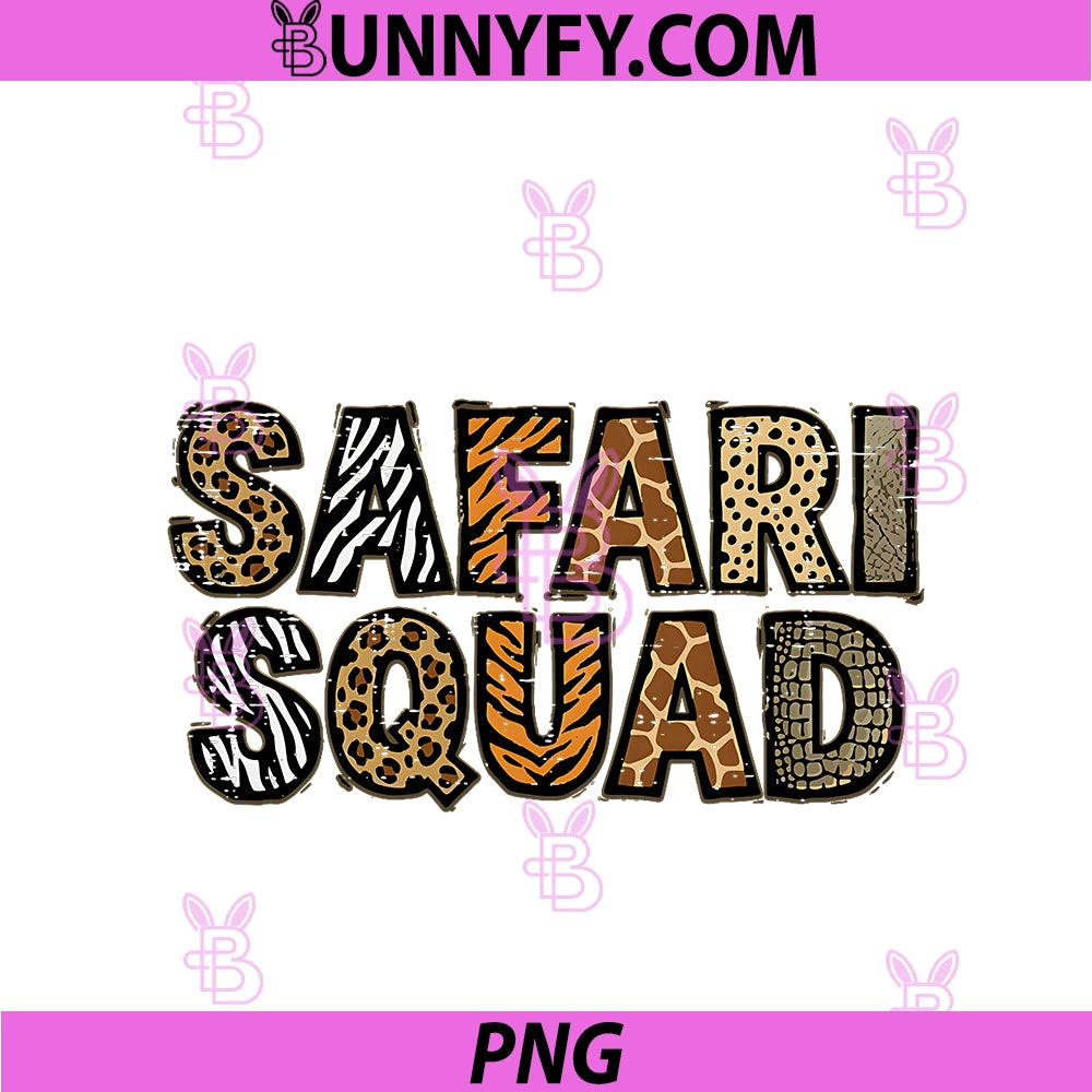 Safari Squad PNG, Animal Print Zoo Keeper Crew PNG