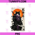 Samurai Cat Vintage PNG, Japanese Art Ukiyo-e Cat Anime Retro PNG