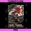 I Bury Things Maybe Plants Maybe People PNG, Frog Samurai PNG