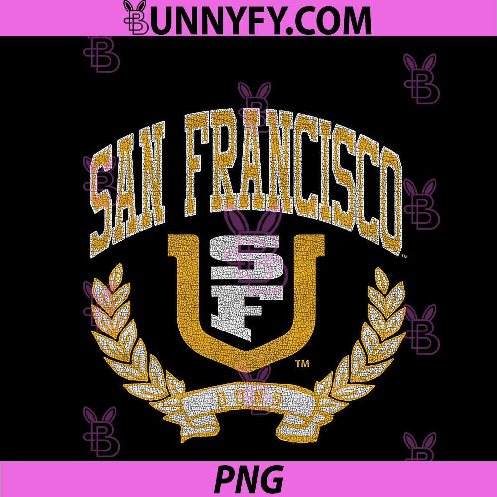 San Francisco Dons Victory PNG, Vintage Green Officially Licensed PNG